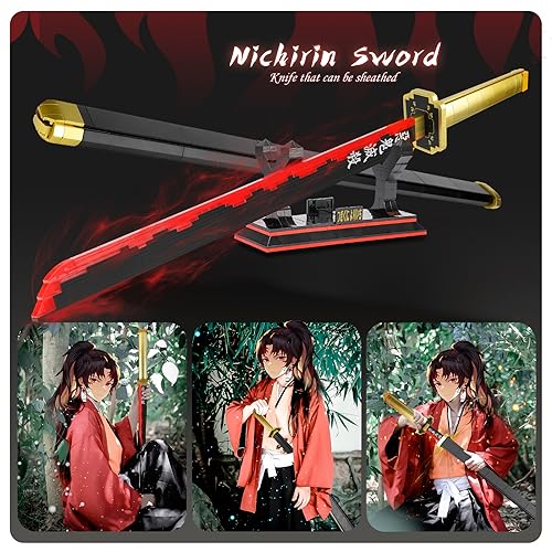 Image of TOY PLAYER Demon Sword Toy Building Set, 606 Pcs Toy Building Set Toy Compatible with Lego Anime, Katana Building Set, Gift for Anime Fans
