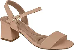 Sandália Feminina Beira Rio – Fivela, Salto Bloco, Conforto, Leve e Uso Diário – Moderna e Elegante