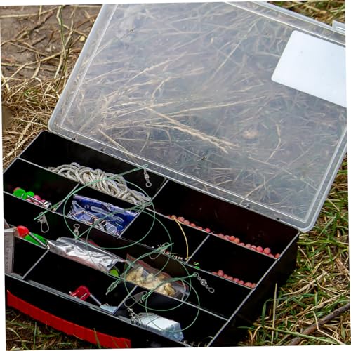 Set de líderes de pesca con alambre de acero y conectores miniatura 6
