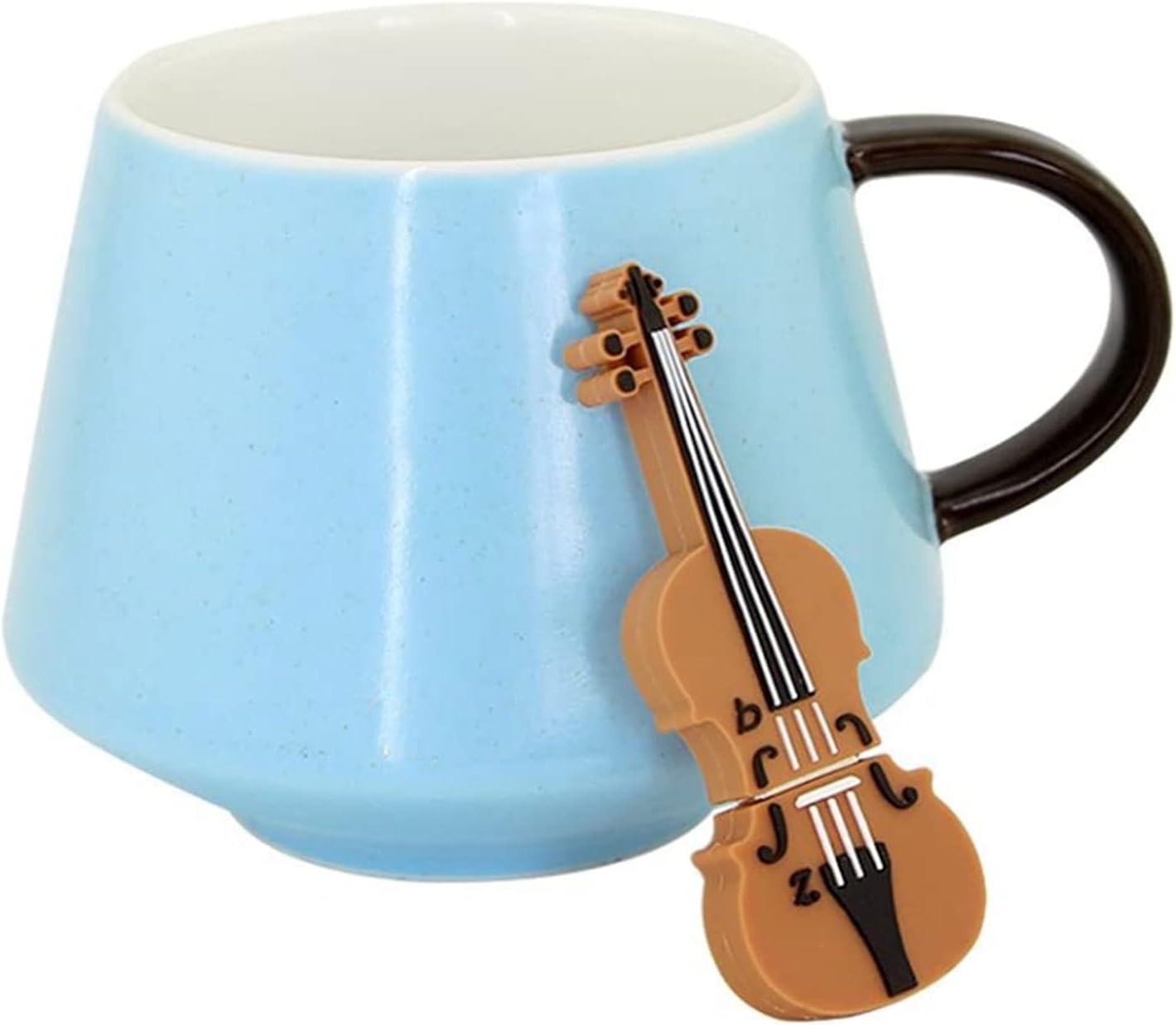 CHUYI Novelty and Cute Violin Shape Design 128GB USB 2.0 Flash Drive Pen Drive Memory Stick Storage Cool Thumb Drive U Disk Gift (Brown - 1 Pack)