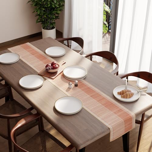 Image of Encasa XO Dining Table Runner 8 Seater, Handcrafted Madurkathi River Grass