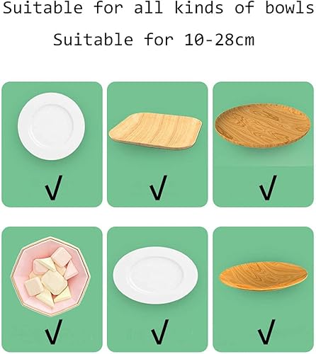 Miniatura 4 de Jonsnowo-2103 - Fundas elásticas para tazones para mantener los alimentos frescos, tapas elásticas de plástico para tazones, tapas universales de