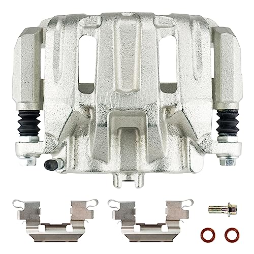 Image of PHILTOP Front Left AWD Brake Caliper w /o Pads Compatible with 2007-2016 CR-V, 2005-2010 Odyssey, 2007-2012 RDX, 2012-2015 Crosstour, OE# 19-B2958, Replacement Disc Brake Caliper Assembly