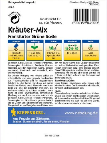 Grne Sosse Mix Frankfurter Kruter-Mix : Amazon.de: Garten