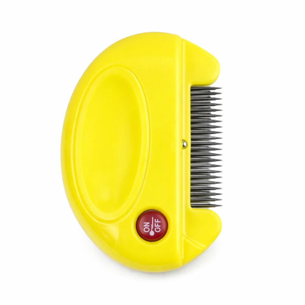 Electronic Flea Comb for Cats & Dogs – Easy-Use Flea Removal Comb with Fine Teeth – Chemical-Free Pet Grooming Tool