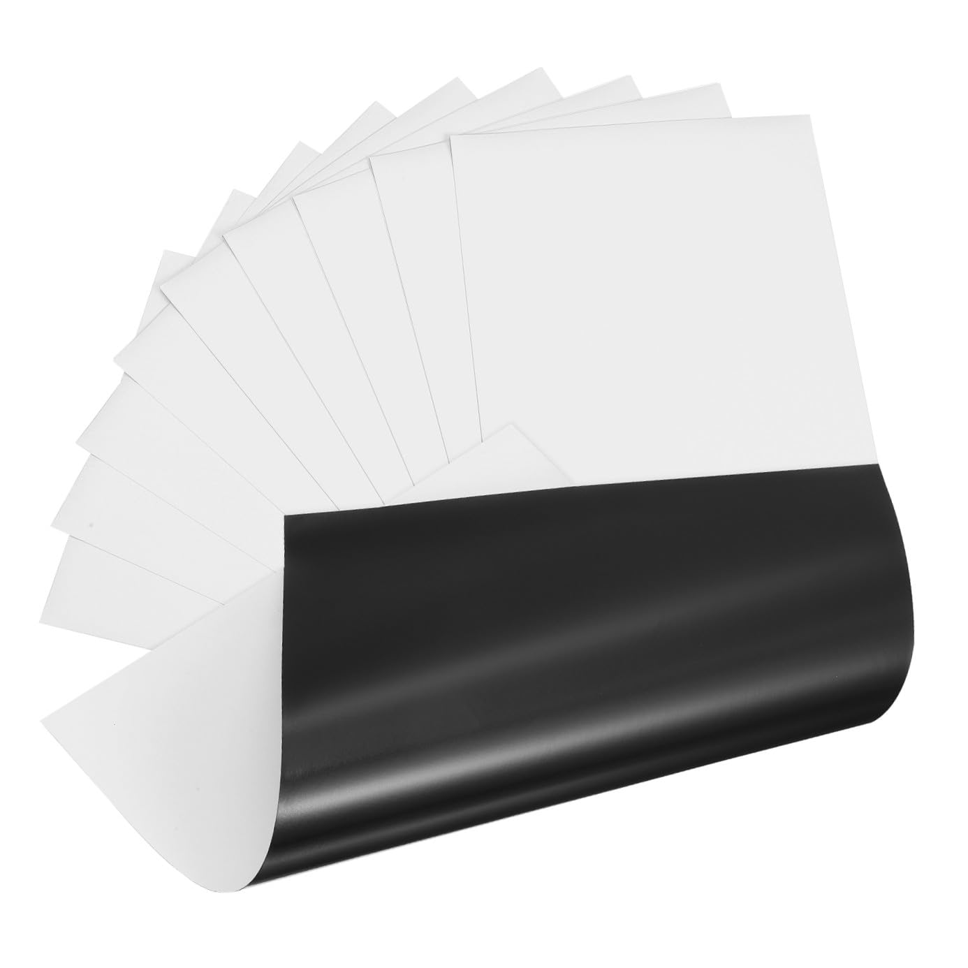 10 Feuilles Magnétiques Imprimables Papier Aimanté Flexible pour Étiquettes Photos et Affiches Compatible Imprimantes Standard Forte Surfaces Métalliques