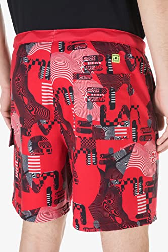 Bermudas Riders Academy Fila VR/46 en color rojo talla S para hombre 4