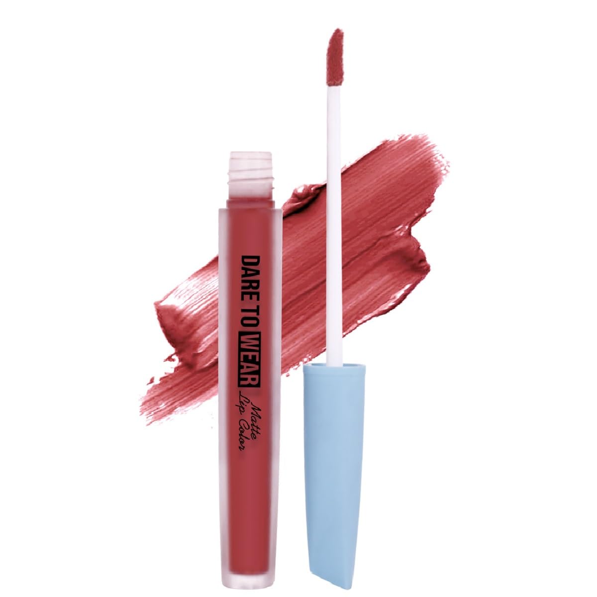 MATT LOOK Dare To Wear Matte Lip Color Lipstick|Highly Pigmented|Waterproof|Flawless Finish|Long Lasting|Matte Nude Colors|Non Transfer|Smudge Free|Long Lasting- Attractive Brown (3.5ml)
