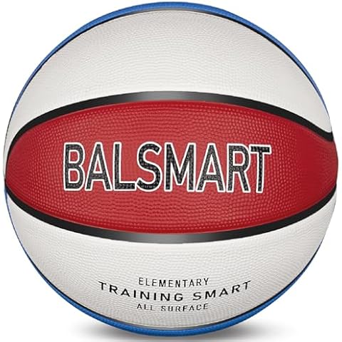 BALSMART Toddler Kids Basketball Size 4, 25.5" Youth Basketball Small for Indoor Outdoor Play Cover