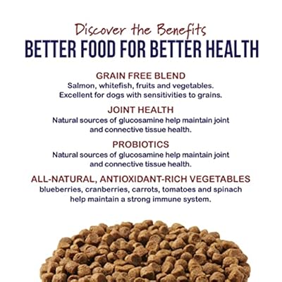Dr. Gary's Best Breed Grain Free Ocean Recipe Slow-Cooked in USA, Natural Dry Dog Food for All Breeds and Sizes, 4lbs.