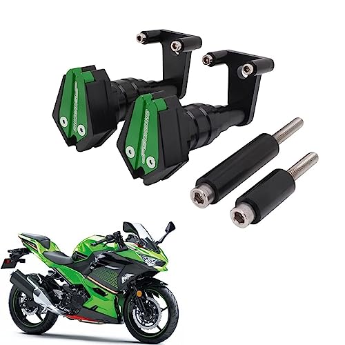 Motorcycle Frame Sliders Guard Crash Engine Fairing Falling Protector Cnc For Ninja 400 Ninja400 2018-2022 Z400 2019-2022 Green #TOP20