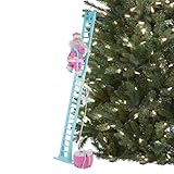 Mr. Christmas 43 in. Animated Pastel Super Climbing White Santa
