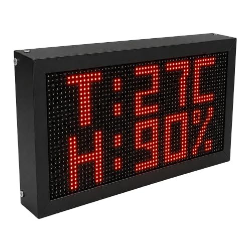 Adisans P10 LED Temperature & Humidity Display, 45 x 30 cm | Wall Mount-image-21