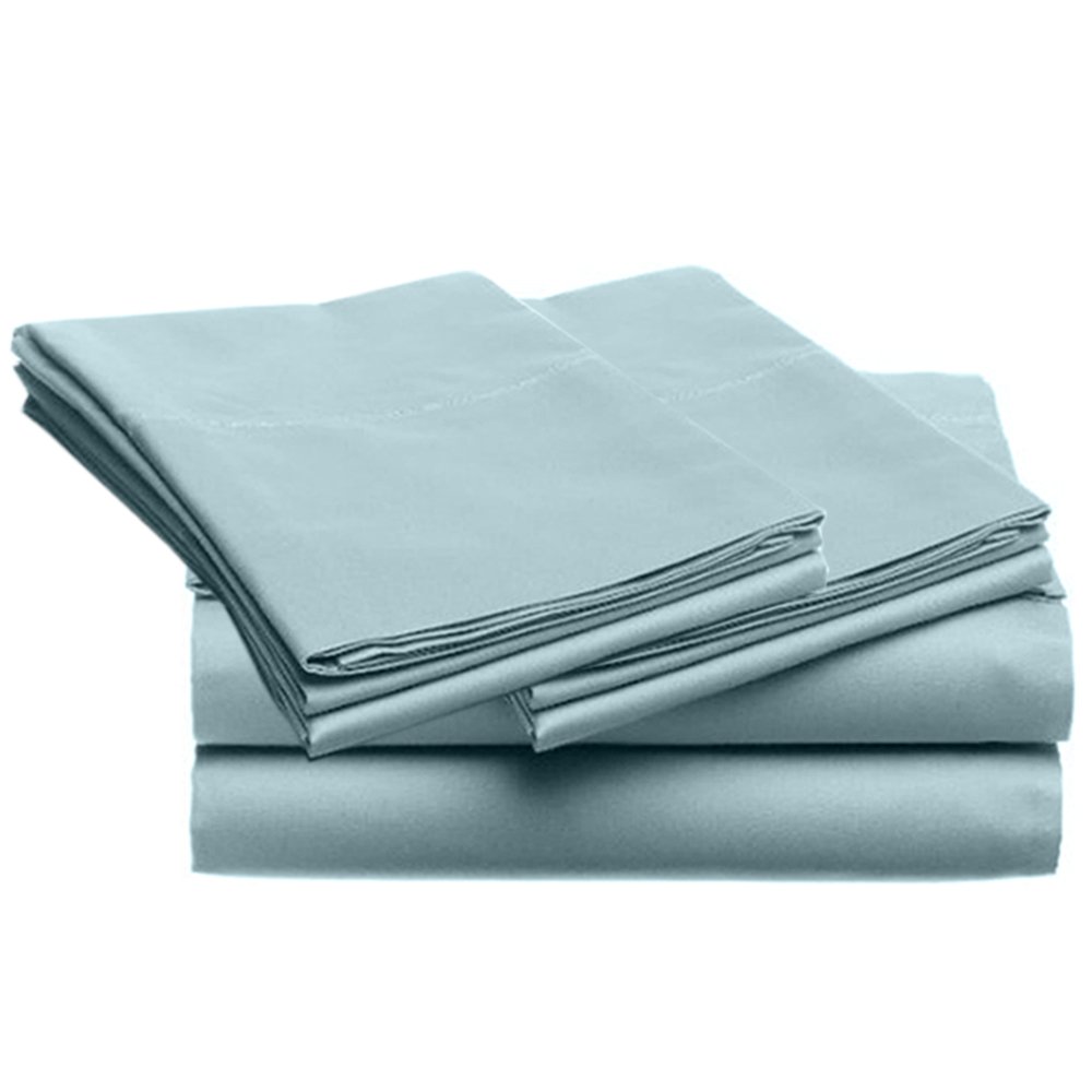 Home Dynamix SUPER SOFT Microfiber Loft 21 Collection, FULL 4pc Sheet Set, 1-LOF21S-309, Solid BLUE