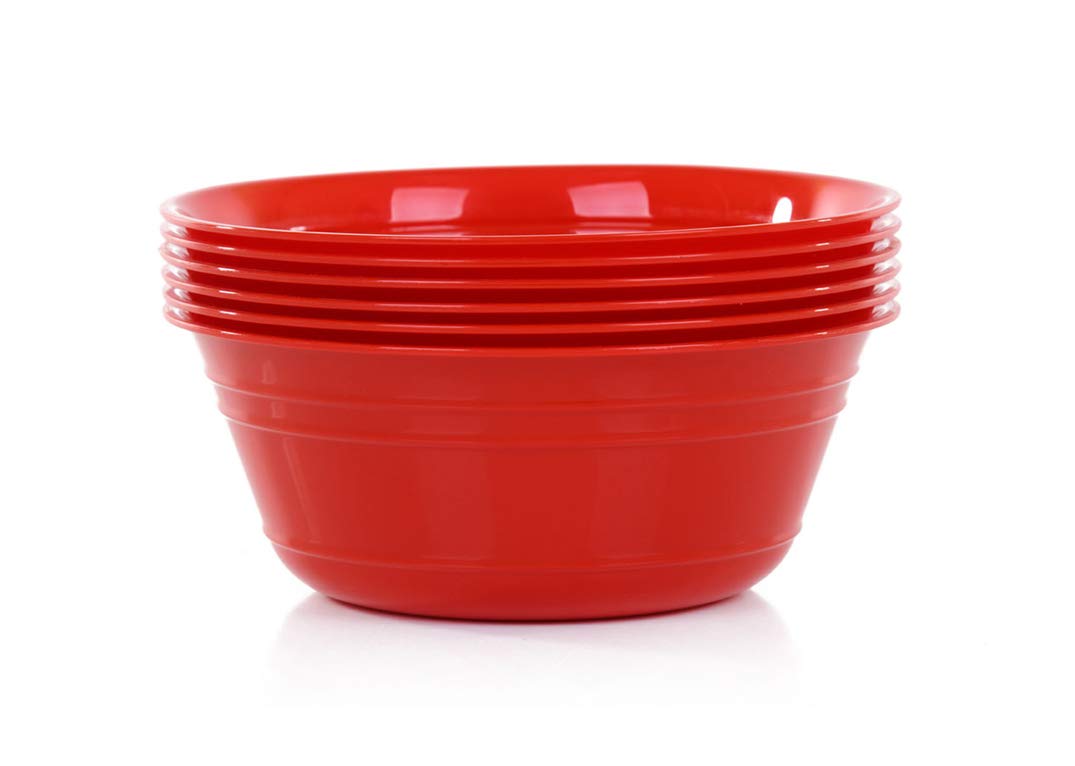 Mintra Home Snack Bowls (Party Set - 38pc) (Red)