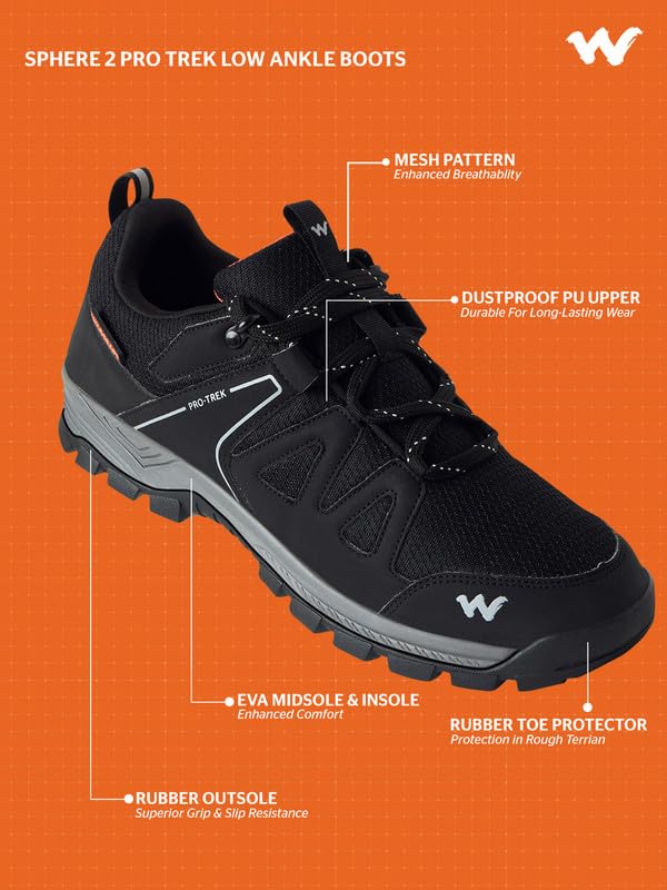 Image of Wildcraft Stylish Men Sphere 2 Hike & Trekking Shoe