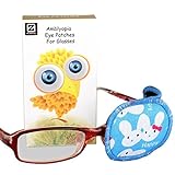 Plinrise 1 PCS Pure Cotton Cartoon Amblyopia Eye Patch For Left Eye,Treat Lazy Eye,Amblyopia And Strabismus,Eye Patch For Children
