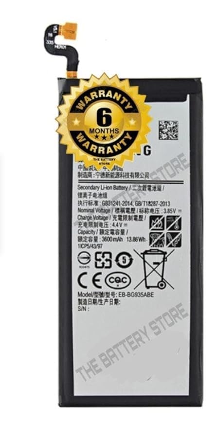 Image of THE BATTERY STORE Original EB-BG935ABE Battery for Samsung Galaxy S7 Edge SM-G935 / G935 Battery with 6 Month Warranty *****(Q161)