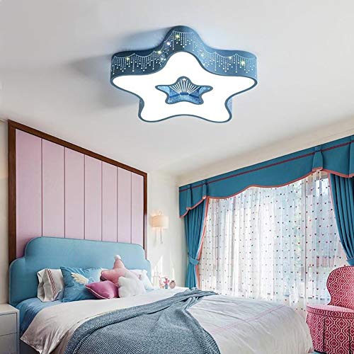 Plafond LED étoiles mignons pour chambre d'enfants rose