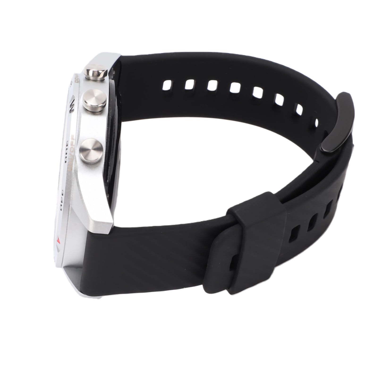 Smart Watch con GPS, Navigazione Beidou, Cardiofrequenzimetro, Monitoraggio del Sonno, Resistente All'acqua Fino a 5 ATM, per Escursionismo, Sport All'aria Aperta (argento+)