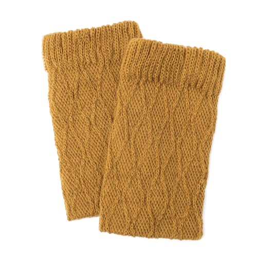 [タオルモール オルタ] レッグウォーマー レディース メンズ あったか 冷え対策 足首ウォーマー 冬 防寒 温活 日本製(オークル)