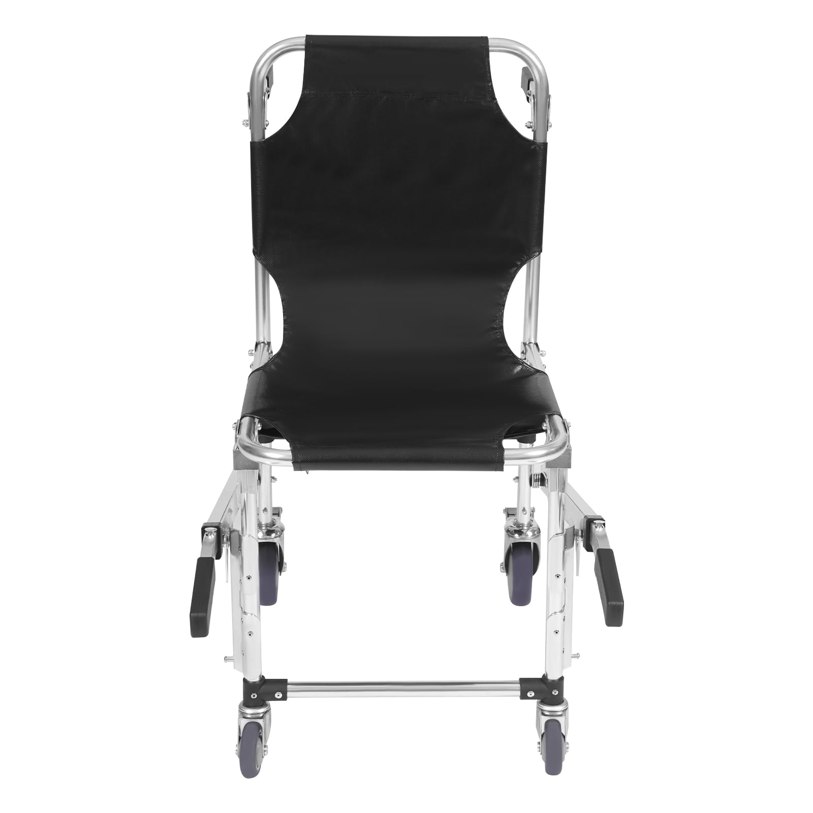 Silla de ruedas plegable para subir escaleras,Silla plegable de escaleras de emergencia,Silla de escalera de transporte plegable,Capacidad de carga máxima: 160 kg, para hogares de ancianos, bomberos