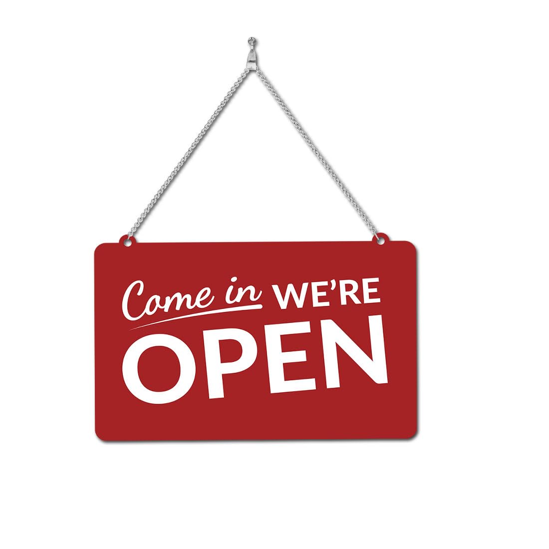 100yellow® 2 In 1 Come In We Are Open & Sorry We Are Close Door Sign Wall Hanging |Multicolor | 7x11 Inches-image-40