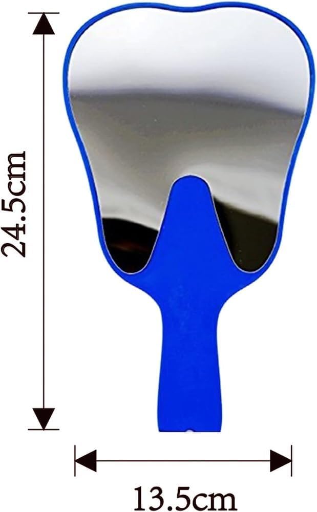Specchietti in Plastica A Forma di Dente, Specchio Palmare Dentale con Maniglia, Decorazioni per Studi Dentistici con Un Foro per Il Barbiere del Salone della Clinica Orale