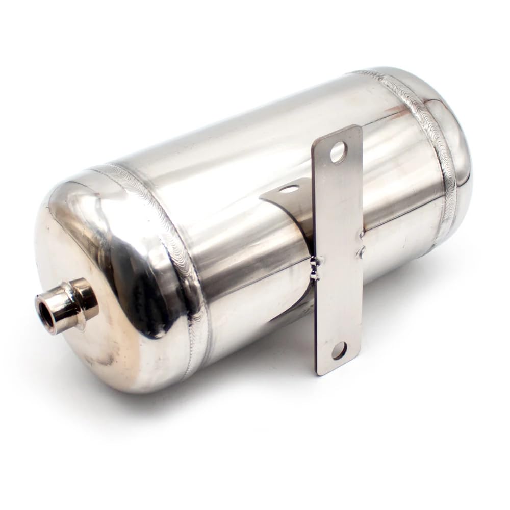 Tanque de Almacenamiento de Aire, Tanque de Aire de Acero Inoxidable 304, Tanque de Presión de Aire de Búfer de Vacío de 2 L, Entrada de Aire de 1/4 G(Set 2)