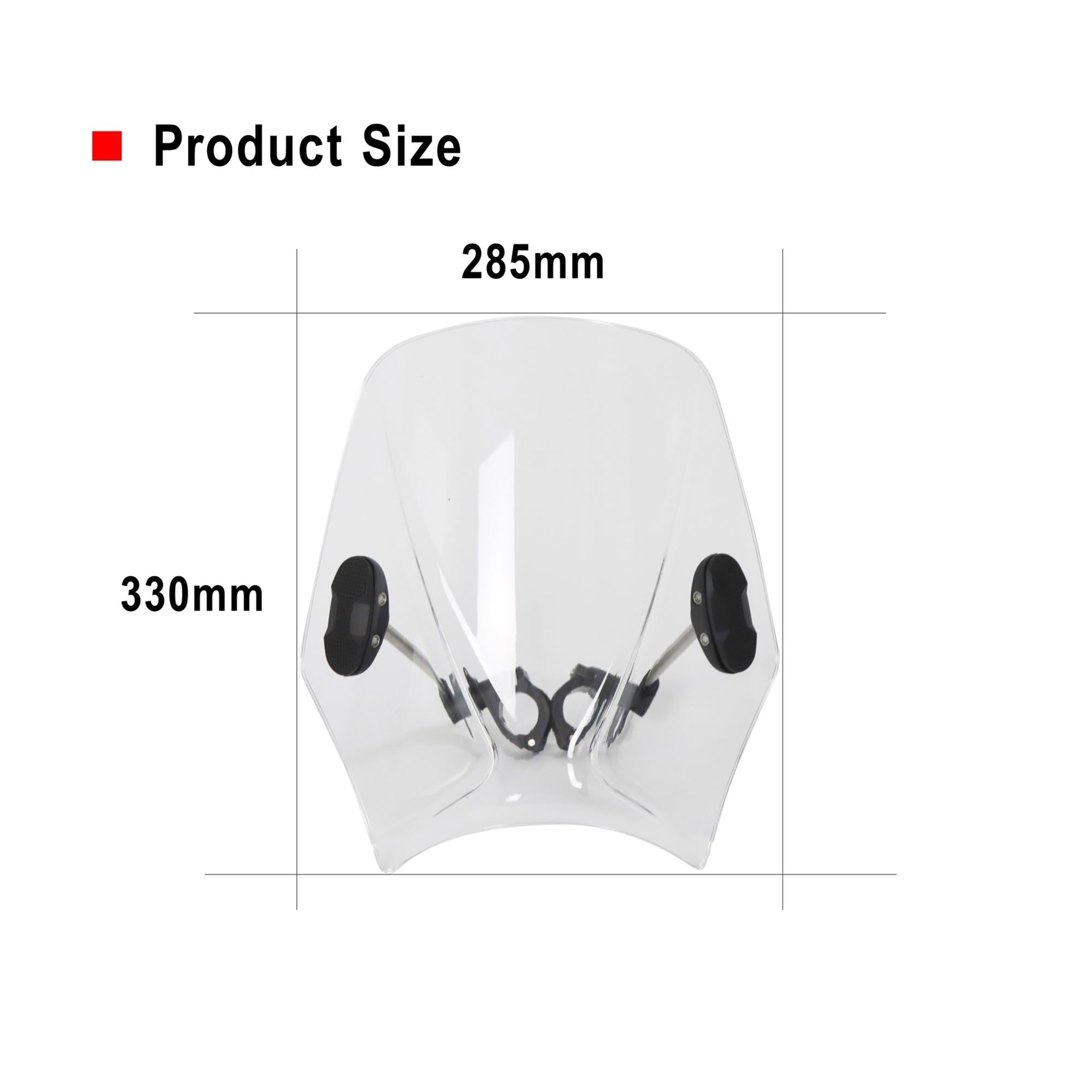 DAVBIR Deflettore Antivento Sportivo Compatto Personalizzato per Motociclette Universale per Yamaha Parabrezza Moto (Color : 09)