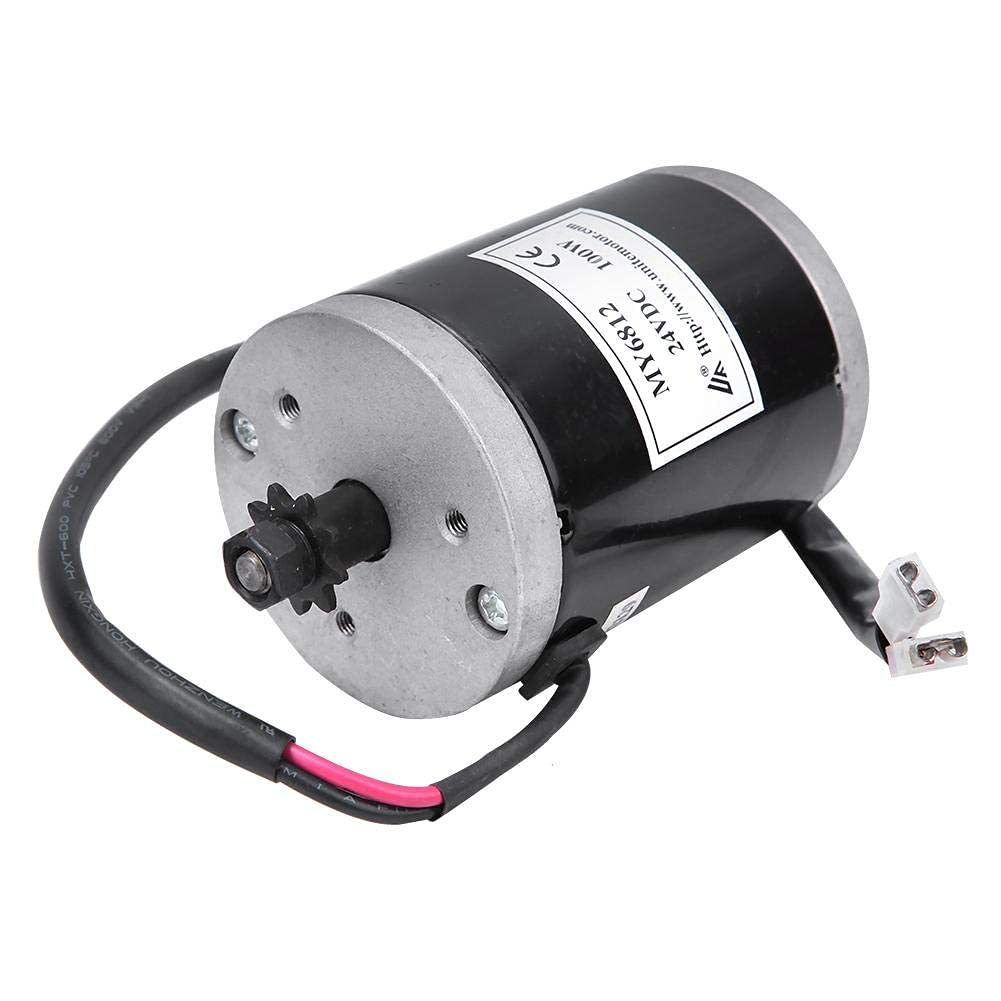 24V 100w Moteur de Brosse Haute Vitesse avec Poulie pour Scooter Controller