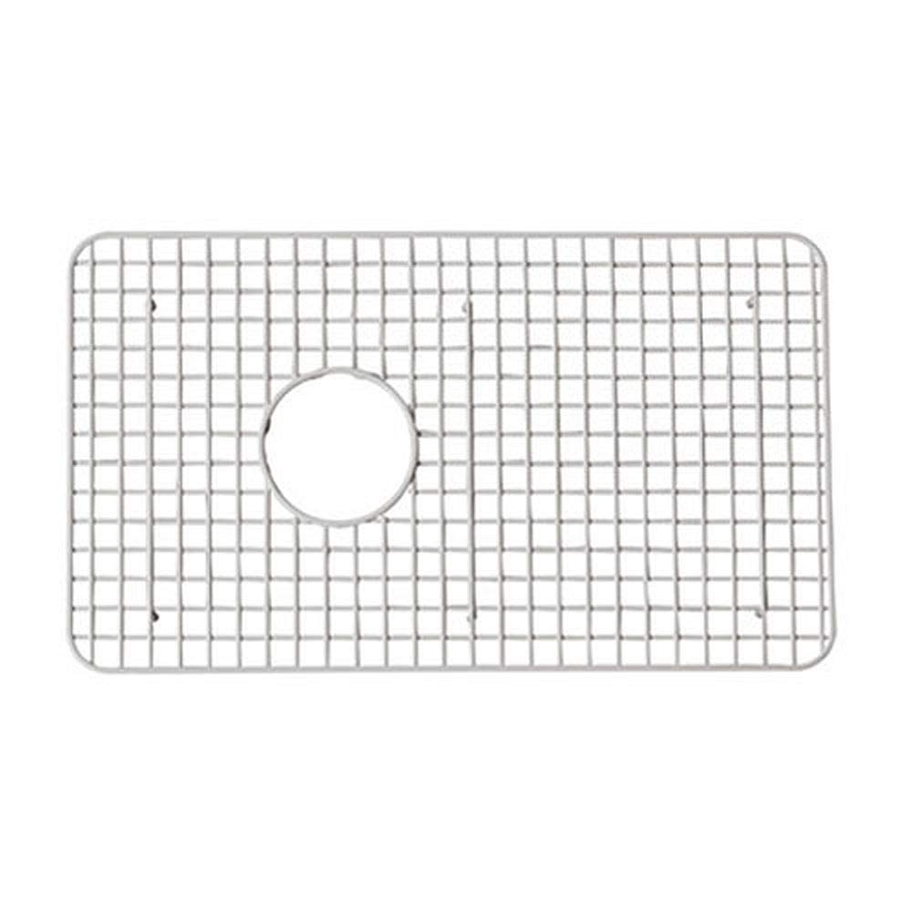 Rohl WSG6307WH 26-1/4-Inch by 15-1/4-Inch Wire Sink Grid for 6307 Kitchen Sinks in White Abcite Vinyl
