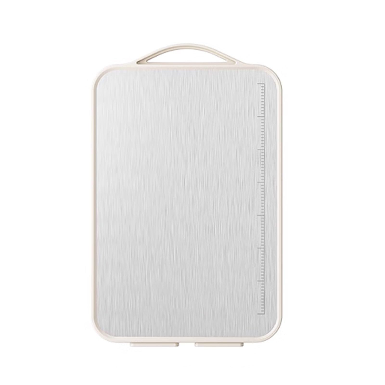Tablas Cortar Doble Cara Engrosadas Con Escala Tablas Cortar For Cocina,acero Inoxidable Antideslizante Tablas Cortar Con Afilado Colgable Y Pie Fácil Limpiar Adecuado For La Cocina(38*25cm/14.96*9.84