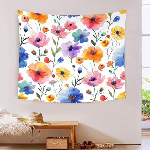 Tapisserie murale 3D fleurs pour masquer un mur abime sans faire de travaux