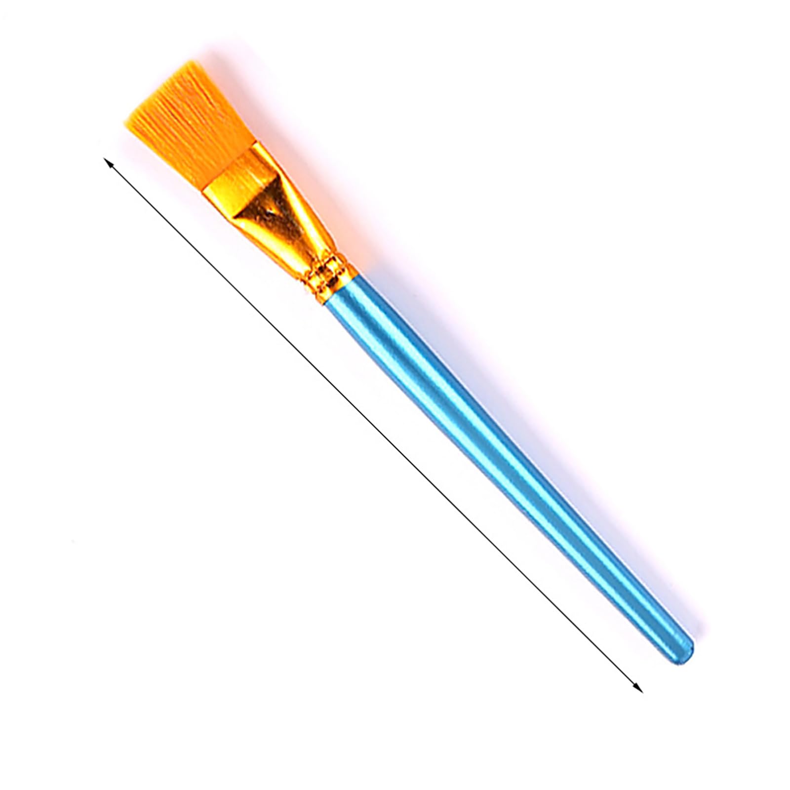 10 Pinceles para Pintura acrílica de 1 Pulgada, Pinceles de Nailon para Pintura acrílica, Juego de Pinceles Grandes para Pintura al óleo y acrílica.