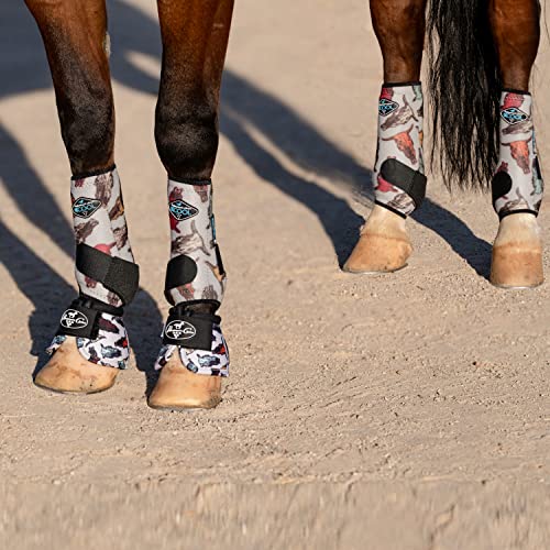 Image of Professional's Choice 2XCOOL Sports Medicine Horse Boots | Protective & Breathable Design for Ultimate Comfort & Durability in Active Horses | Value 4 Pack