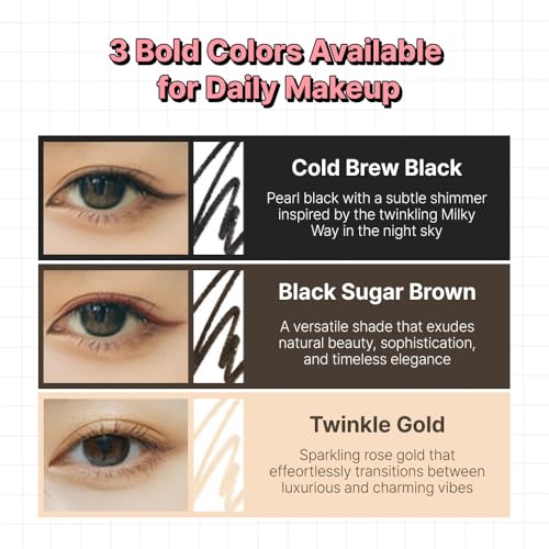 Delineador Cat Eyes Super Pencil oro brillante vegano miniatura 4