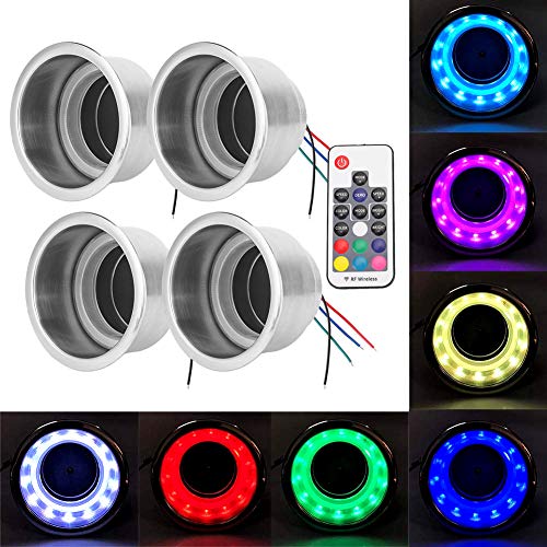 Portavasos de acero inoxidable con LED para carro miniatura 2