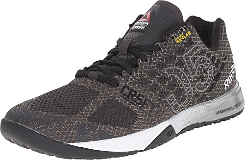 Reebok Women's Crossfit Nano 5.0 Training Shoe, Coal/Black/White/Tin Grey/Motor Red/Shark, 10 M US