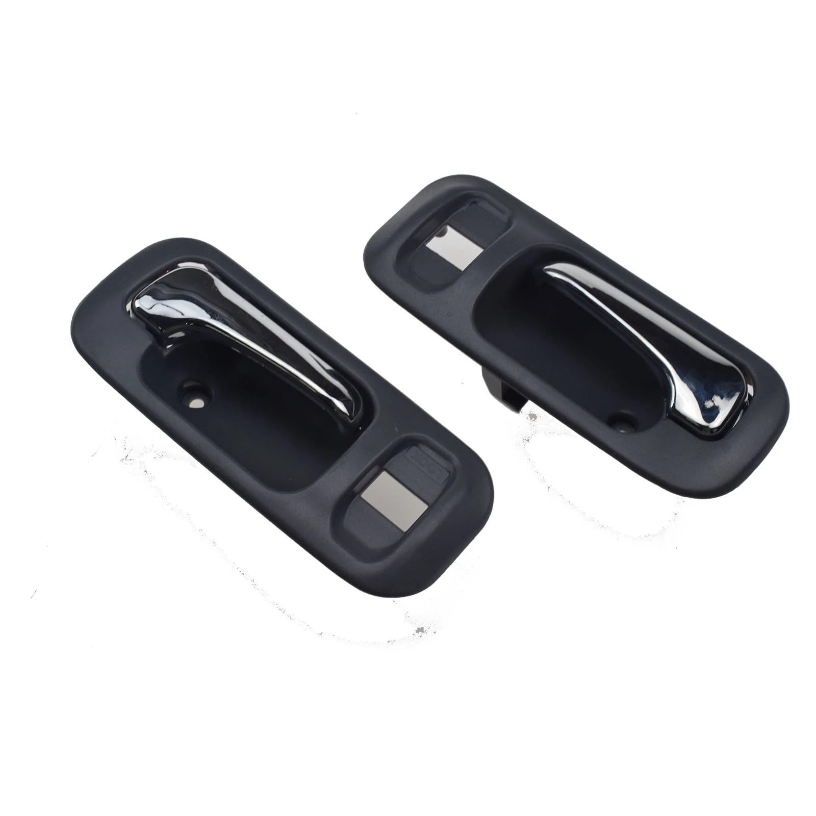 Qiuybgf Pair Left Right 2Pcs Interior Door Handle Compatible With For Odyssey Ex Lx 1995 1996 1997 1998 Front Interior Door Handle Gray Bezel Chrome Left Right