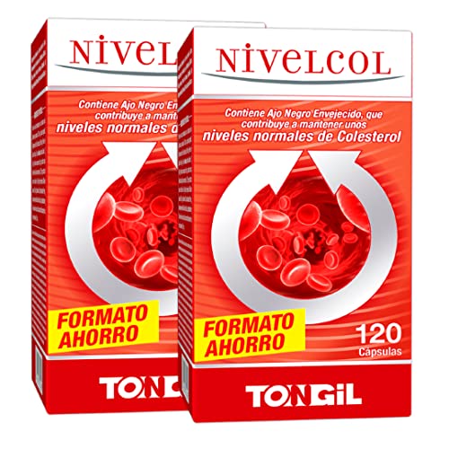 Nivelcol 120 Cápsulas | Levadura de Arroz Rojo, Fitoesteroles, Policosanol, Alcachofa y Ajo Negro | Mantiene tus Niveles para Reducir el Colesterol | Fórmula Segura y Eficaz de Tongil (2)