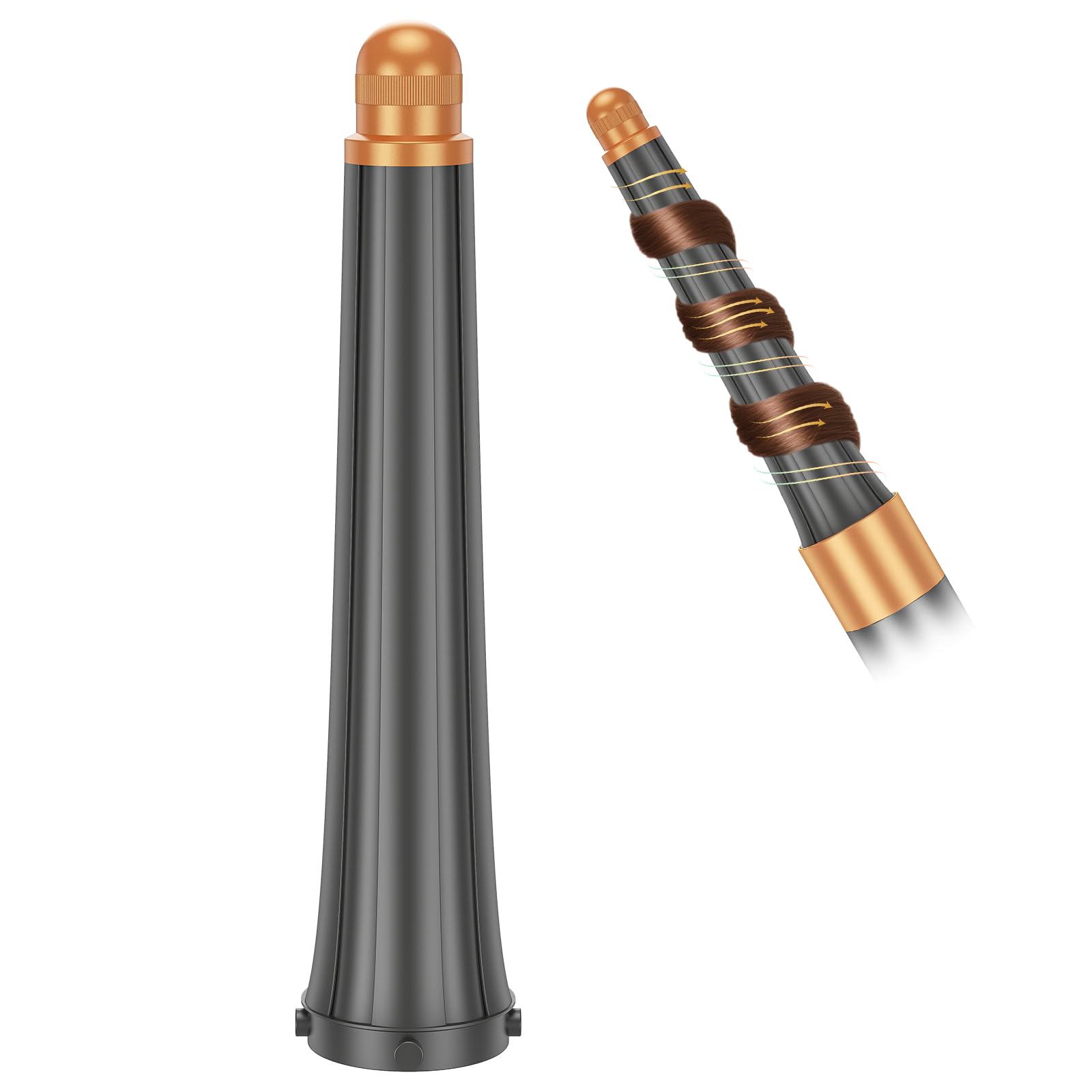 0 78in-1 4in Conical Long Barrels Attachment for Dyson Airwrap HS01 HS05 Accessories 20MM-36MM 2 in 1 Auto-Wrap