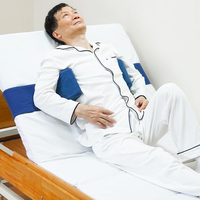 Soporte Lateral para Protectores Laterales de sillas de Ruedas, cojín de Soporte Lumbar para Cama y Silla de Ruedas, Almohadilla Antideslizante para reposabrazos de Silla para usuarios de sillas de