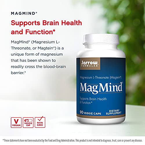 Jarrow Formulas MagMind Includes Magnesium LThreonate (Magtein