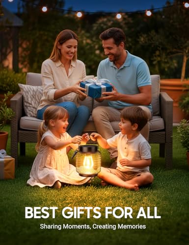 KOOPER Metal Solar Lanterns Outdoor Waterproof, 2 Pack Brighter Hanging Solar Lights for Outside, Up to 15 Hours Modern Hanging Solar Powered Lanterns Lights for Yard Patio Path Tree Garden Decorative - image 9