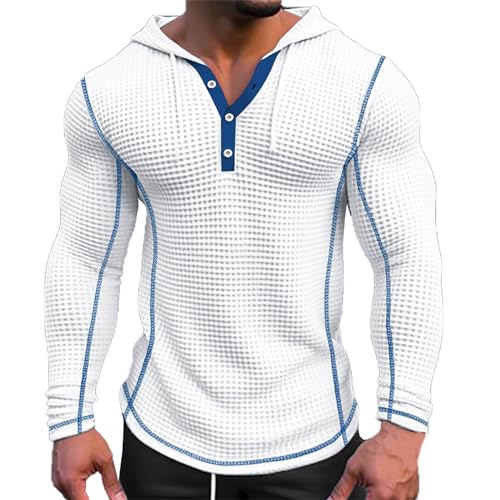 Sudadera Hombre Impermeable Sudadera con Capucha de Manga Larga para Primavera y Otoño Sudadera con Capucha Camiseta para Exteriores