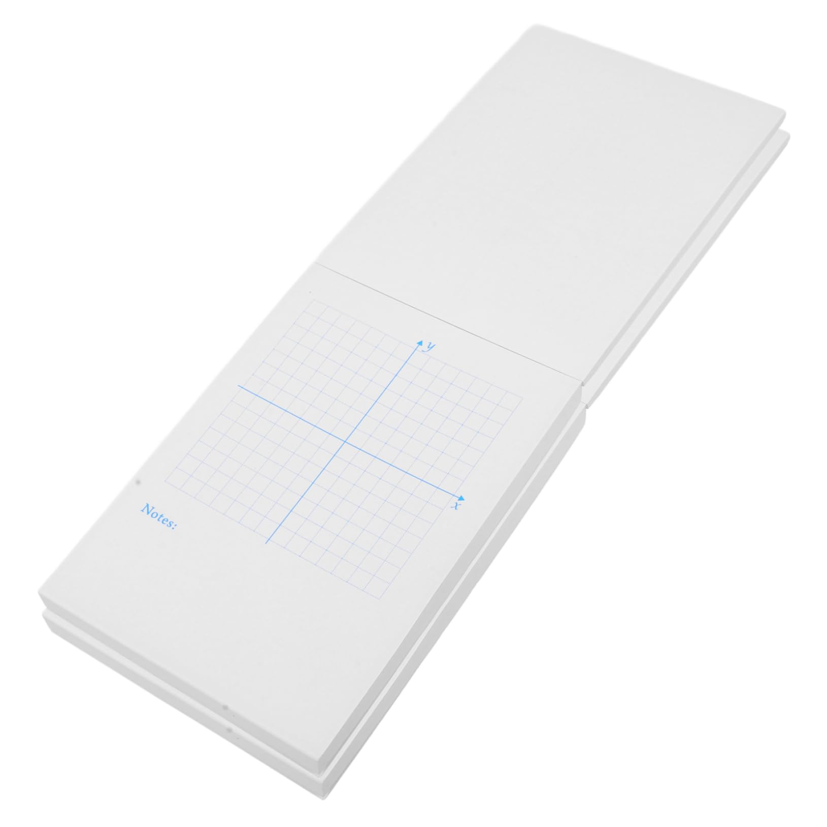 Operitacx 4 Pezzi 2 Quaderno degli assi coordinati blocco di carta a griglia foglio da disegno di matematica carta grafica fornitura di matematica fornitura di disegno bianca