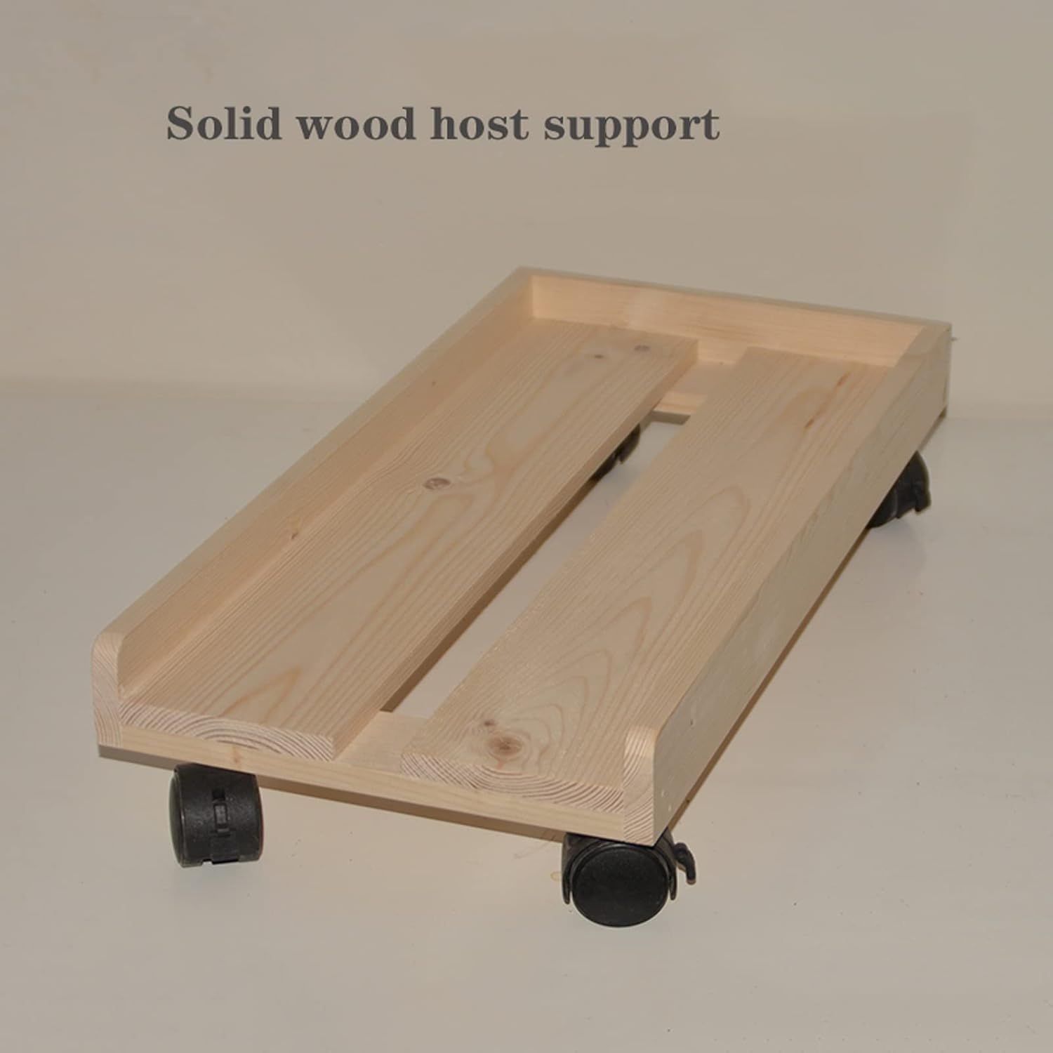 ENGENDER PC Stand Mobile PC Holder, Computer Tower Cart, CPU Rolling Stand, Computer Host Stand with Wheels Under Home Office Desk Computer Tower Stand(Small)