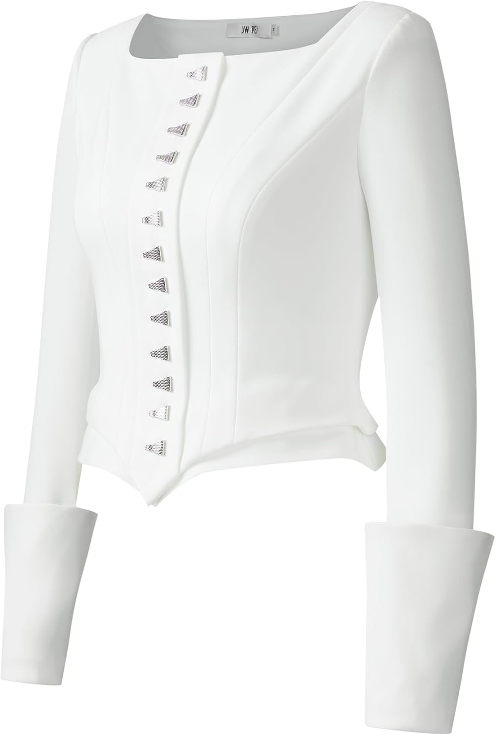 JW PEI Women's Lydia Corset-Inspired Blazer - Image 2