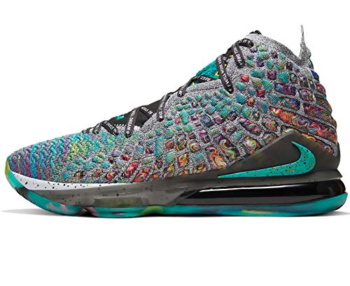 Nike CD5052-300, Scarpa da Basket Uomo, Green Slate HTH/Black/Neptune Green, 39 EU
